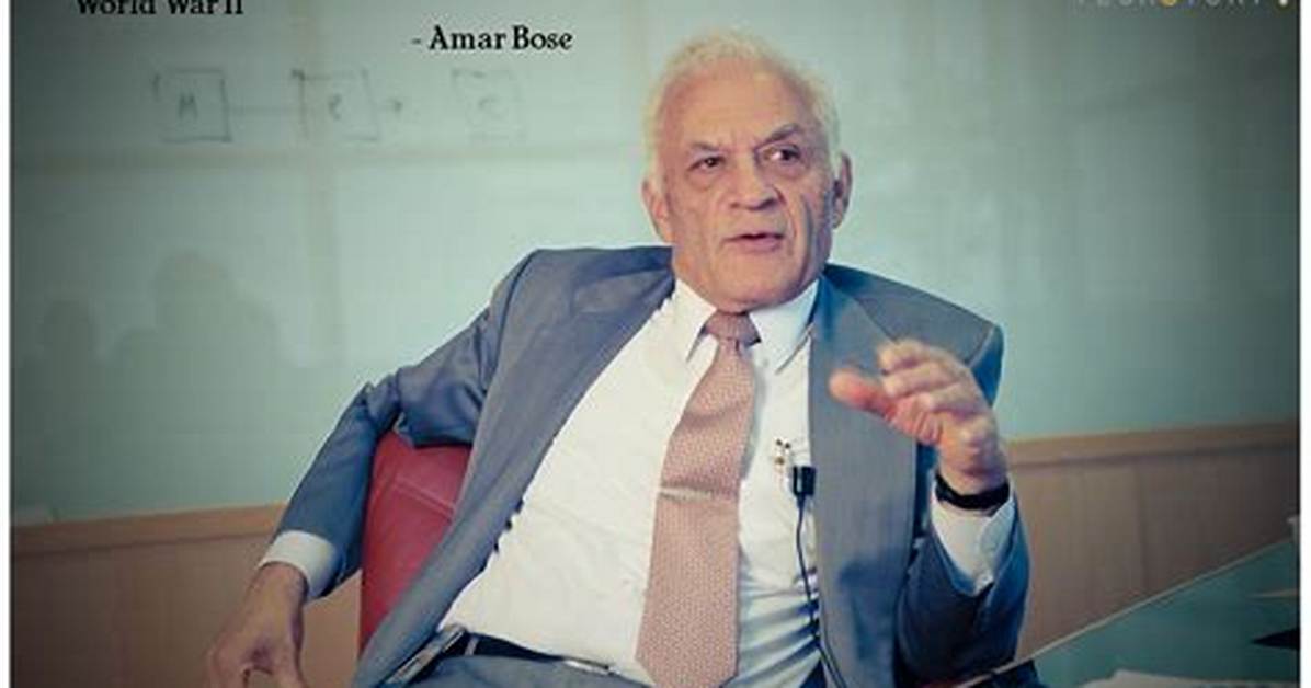 Amar Bose |