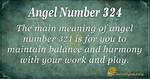 Angel Number 324 Meaning and Significance