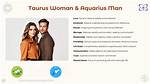 Aquarius Woman and Taurus Man