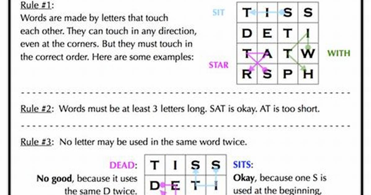 Boggle Rules: How to Play Boggle the Dice Game