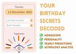 December 13 Zodiac Horoscope Birthday Personality