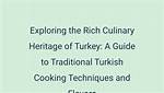 Discovering Hart's Turkey: a Culinary Journey