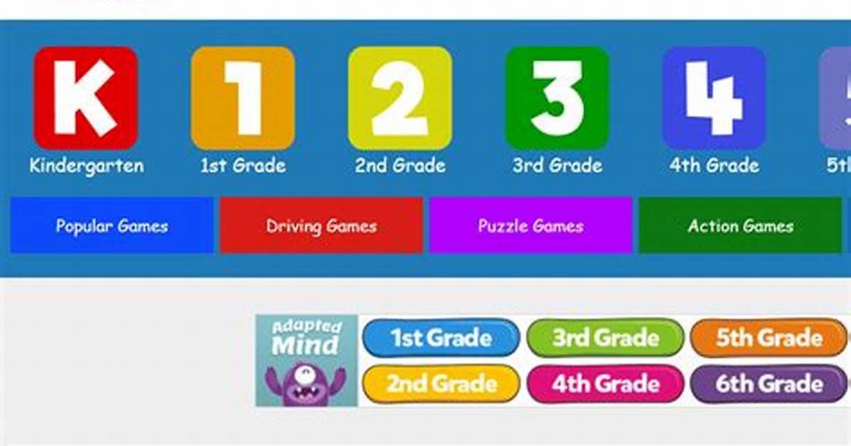 Grade 2 Games - Safe Kid Games