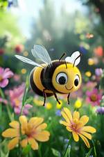 How Bumblebee's Buzzing Visit Enchants Kids at Blueberry Beacon