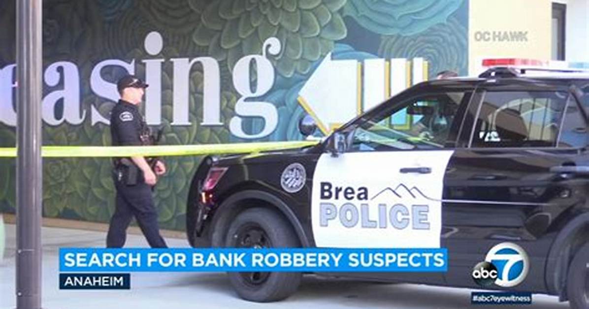 Identify the Suspects: Brazen Brea Bank Robbery Unveiled