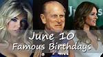 June 10 Famous Birthdays - Sunsigns. Org