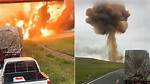 Lorry Explodes into Fireball After Crash on M180 Motorway