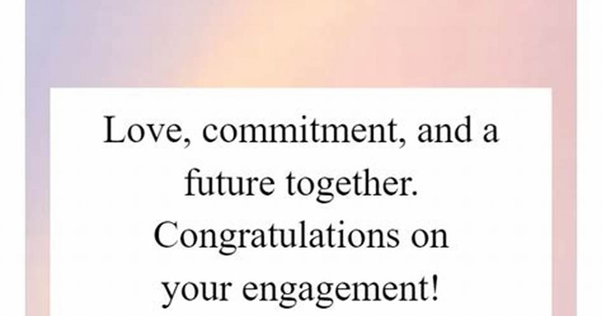 Love, Commitment, and a Future Filled with Joy