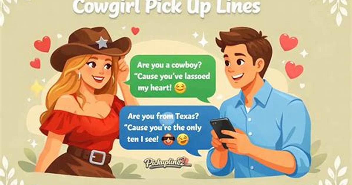 Pick up Lines for Cowboys That Lasso Hearts