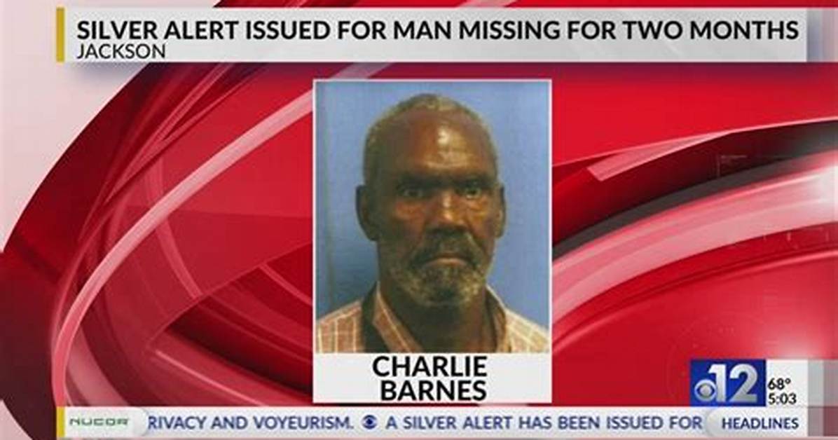 Silver Alert Issued for Missing Person: Jackson Simmons