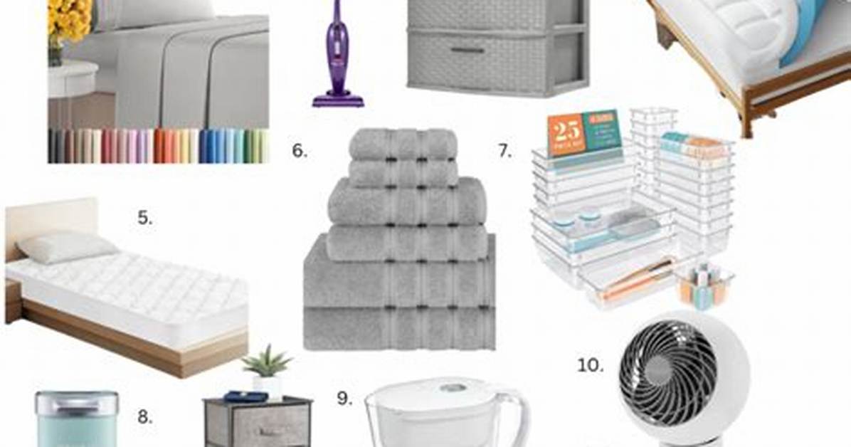 The Dorm Essentials You Need for College