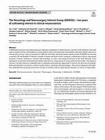 The Neurology and Neurosurgery Interest Group (Nansig)—Ten Year's of Cultivating Interest in Clinical Neurosciences - ePrints