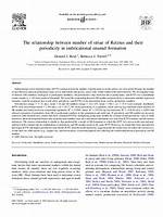 The Relationship Between Number of Striae of Retzius and Their Periodicity in Imbricational Enamel Formation - ePrints
