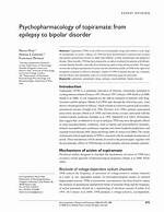 Topiramate for Acute Affective Episodes in Bipolar Disorder - ePrints