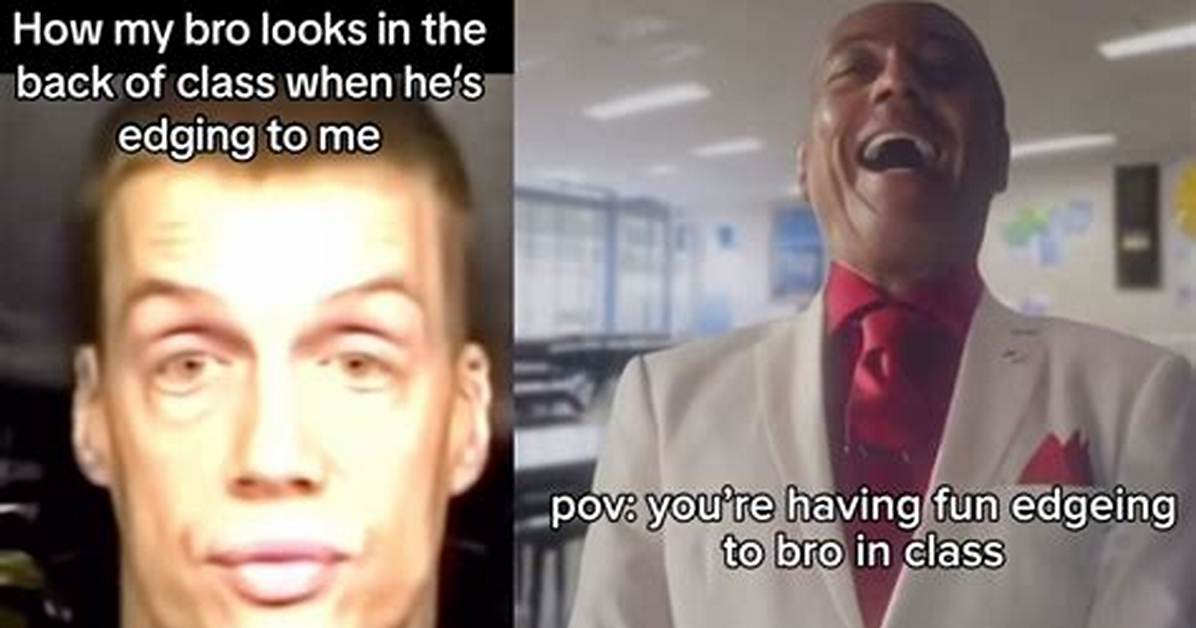 Understanding the Edging in Class Meme Phenomenon
