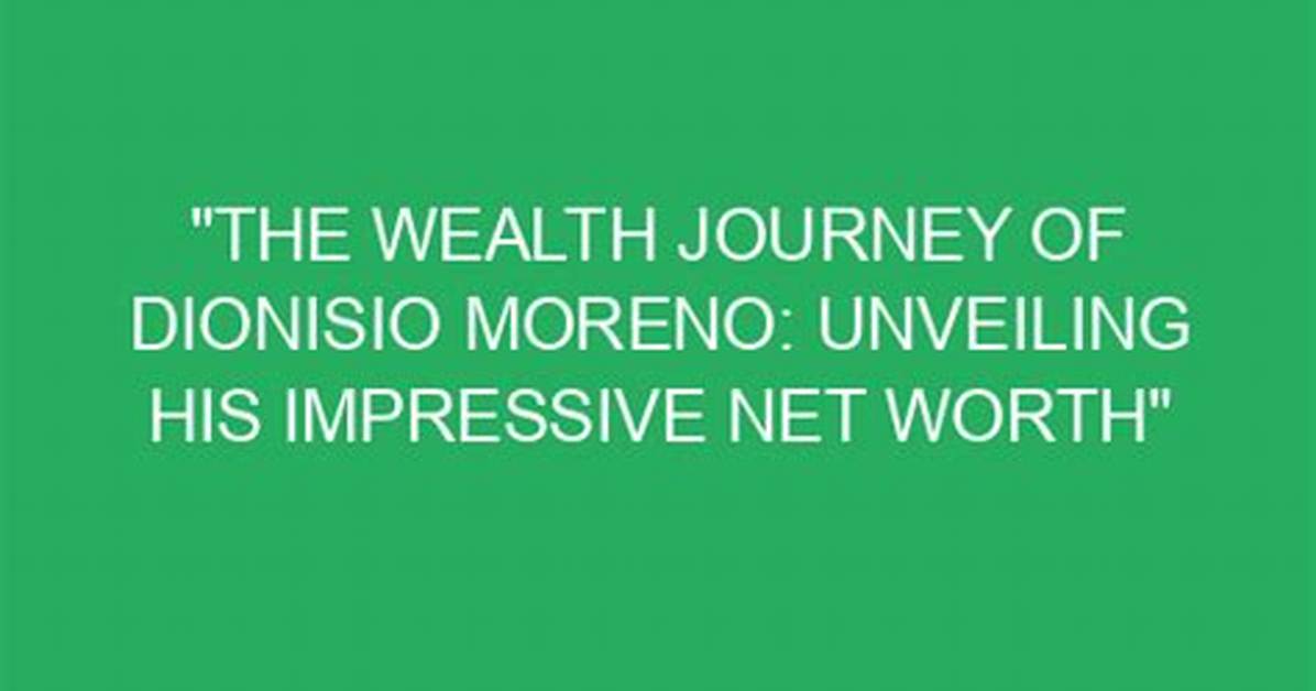 Unveiling His Net Worth and Inspiring Journey