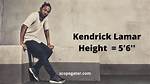 Unveiling Kendrick Lamar's Height: Secrets and Revelations