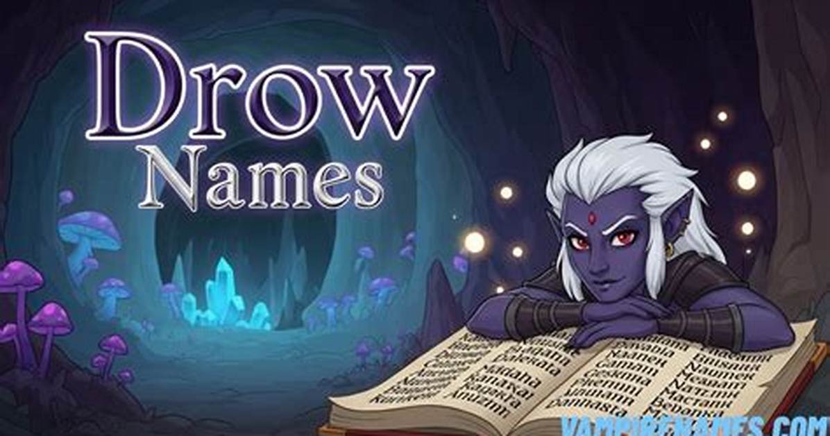 Unveiling the Secrets of Drow Names in Baldur's Gate 3